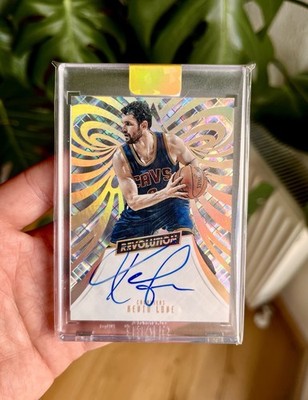 Kevin Love Autograph 2016 Panini Revolution on card Auto, NBA Cleveland Cavs