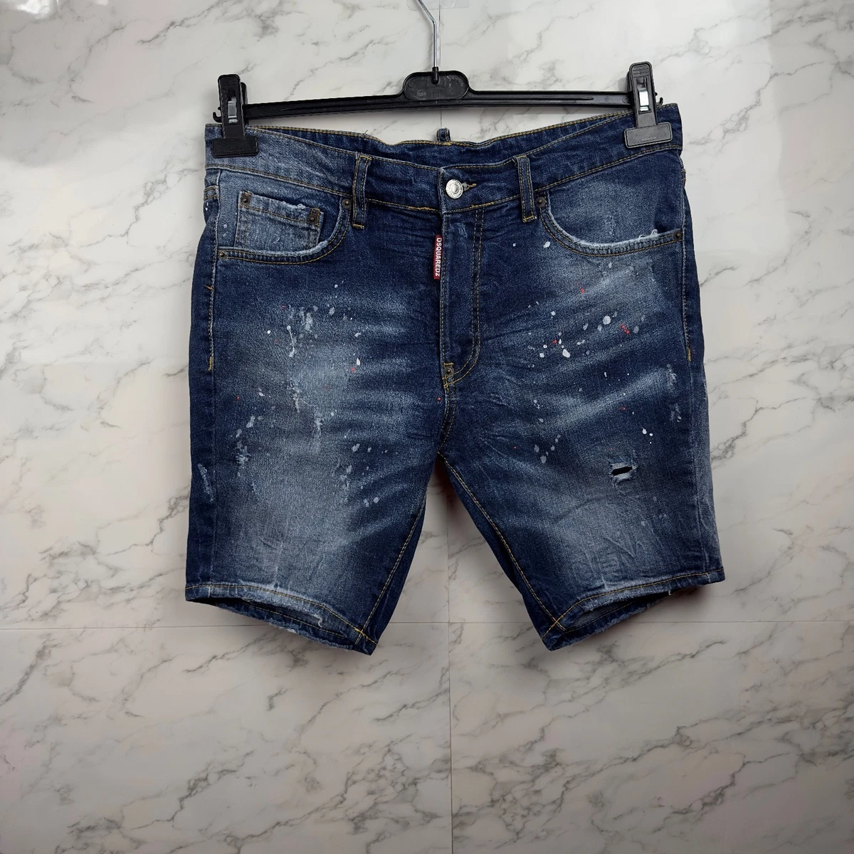 Dsquared2 Blue Denim Shorts for Men for sale | eBay