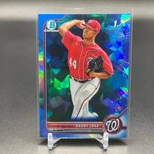 2022 Bowman Chrome Andry Lara 1st Sapphire Refractor TTC3965