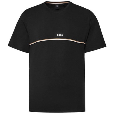 HUGO BOSS Herren T-Shirt schwarz kurzarm einzigartig Größe 2XL neu mit Etikett C2346
