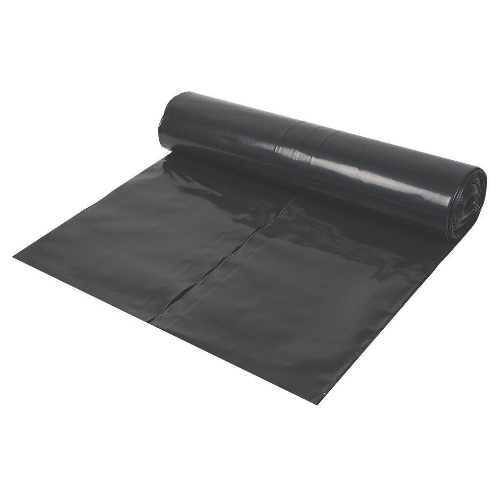 Damp Proof Membrane Black– 1200g 300mu – 25m x 4m (100 SQ/M) DPM Polythene Sheet
