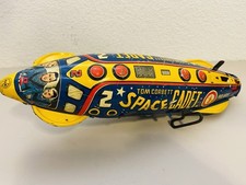 1950s Marx Tom Corbett Space Cadet Polaris Rocket Ship Tin Wind-Up Toy