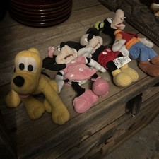 Disney Mickey And Friends Plush Animals Lot Of 4