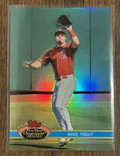 2021 Topps Stadium Club Chrome #200 Mike Trout - 1991 Design Variation - Angels