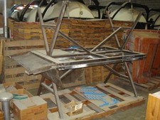 HD WELDING TABLE for Jig/Fixture with OPEN top 94L x 47W x 34T with flip up end