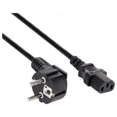 Akyga AK-PC-08S Power Cable [1x Schuko Plug - 1x IEC C13 Socket] 10m N