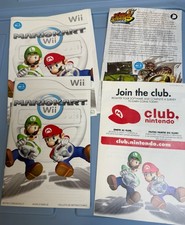 Mario Kart Manual ONLY Nintendo Wii Authentic Instruction Booklet Case Paperwork