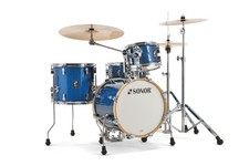 Sonor AQX 16” Jungle Drum Kit, Blue Ocean Sparkle