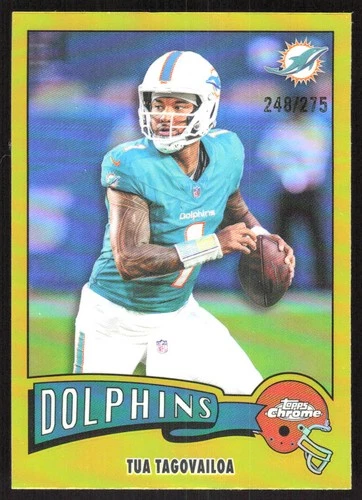 2025 Topps Chrome Tua Tagovailoa Base (RAW)