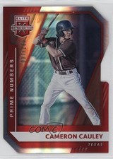 2021 Panini Elite Extra Edition Prime Numbers B Die-Cut /100 Cameron Cauley 12jy