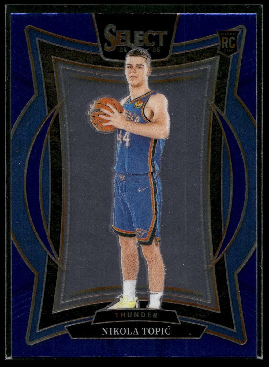 2024-25 Select Nikola Topic CONCOURSE ROOKIE RETAIL BLUE