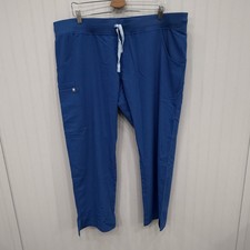 FIGS Women's XXL Royal Blue Kade Cargo Medical Uniform Scrub Pants NWT