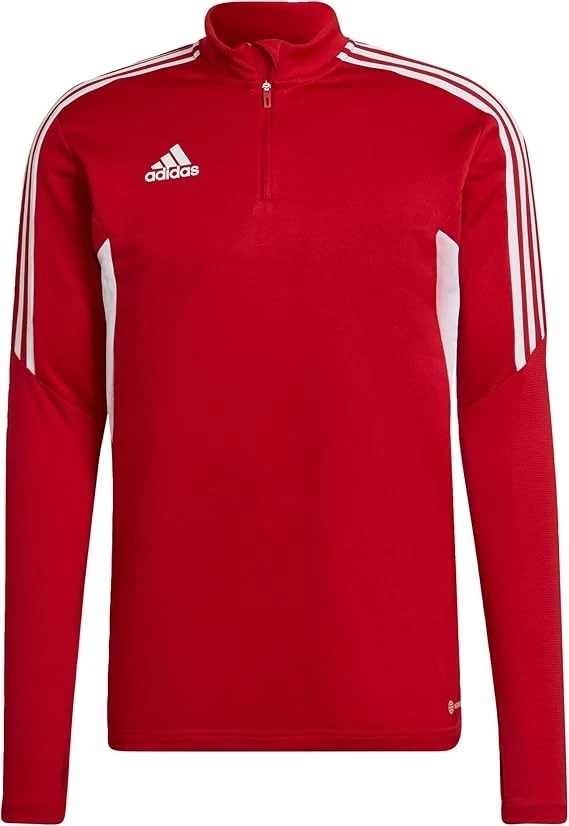 Adidas Sweatshirt Herren Training Top XS Rot 1/4 Zipper Joggingshirt Condivo 22 - Bild 1 von 2