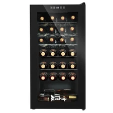 Zokop 28 Bottles Champagne Wine Cooler Refrigerator Cellar Digital LED Storage
