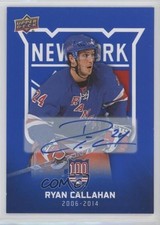 2025-26 Upper Deck New York Rangers Centennial Blue Ryan Callahan #68 Auto av1