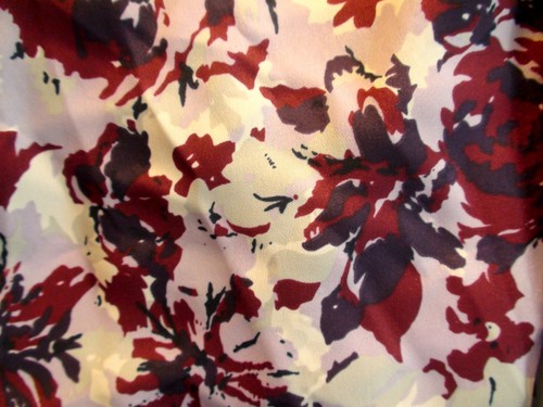 Women's Peasant Blouse Top Floral Leaf Print Lightweight Silky Feel Size S-L - Picture 8 of 16