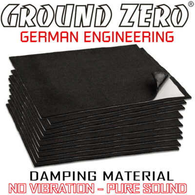 Ground Zero GZDM 1900MC-GOLD 10x 7,0mm Multilayer Alubutyl Dämmmatte Dämmung