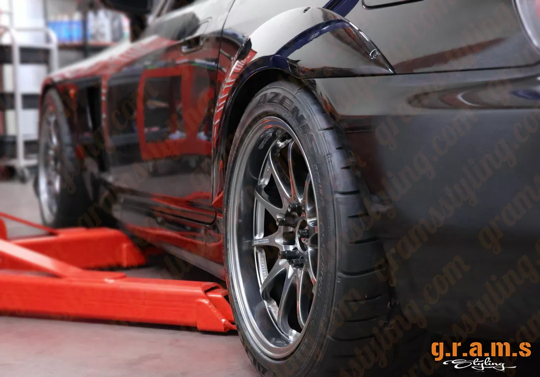 Honda S2000 ASM Style 25mm Rear Fender Flares Overfenders Wide