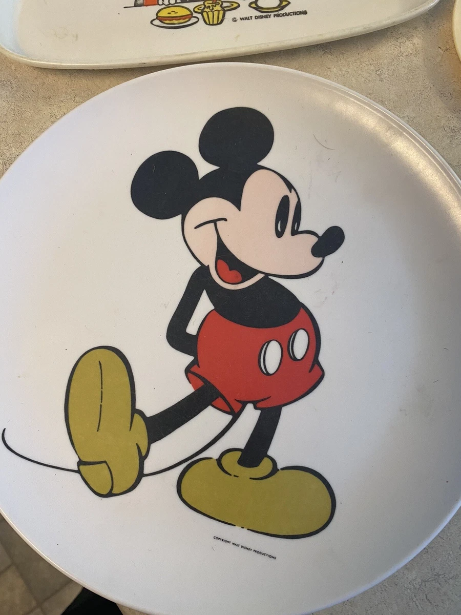Mickey mouse plastic clearance plates