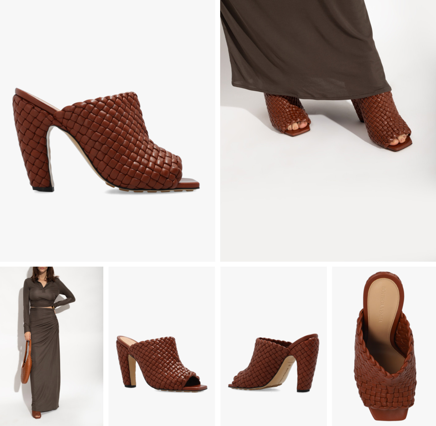 Bottega Veneta Mules Canalazzo Padded Sandals Pumps Lido Intrecciato Shoes 39
