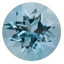 Natural Fine Medium Rich Blue Aquamarine - Round - Brazil - AAA Grade