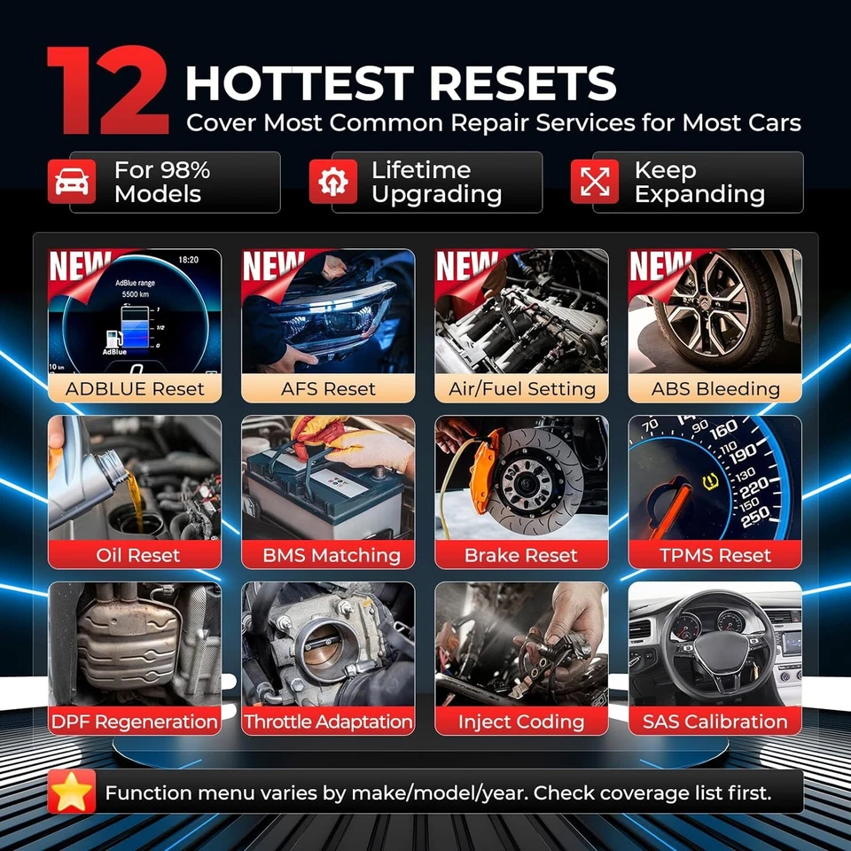 2025 Launch CRP129X V2.0 PRO Profi KFZ Diagnosegerät Auto OBD2 Scanner TPMS EPB - Bild 4 von 4