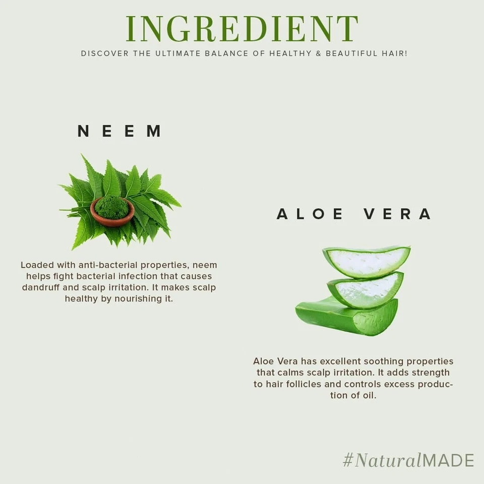 Khadi 天然芦荟强效清洁包浓密强效头发 - 420 毫升 — 第 4/4 张图片