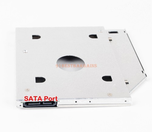 2.5" 2nd SATA HDD SSD Hard Drive Caddy Bay 9.5mm For Apple MacBook Pro Unibody - Picture 4 of 12