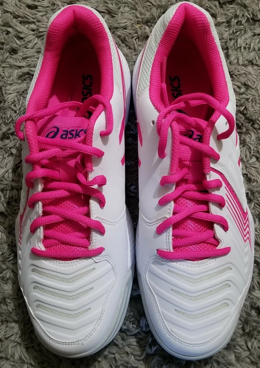 patroon Beukende rust Asics Women&#039;s Gel Game 6 Tennis Shoes Sizes! White &amp; Pink NEW  E755Y-100 | eBay