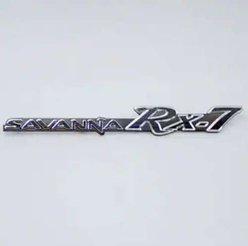 MAZDA RX-7 RX7 SAVANNA SA22C 1983-1985 Fender Badge Emblem F023-51-720 - Imagen 2 de 2
