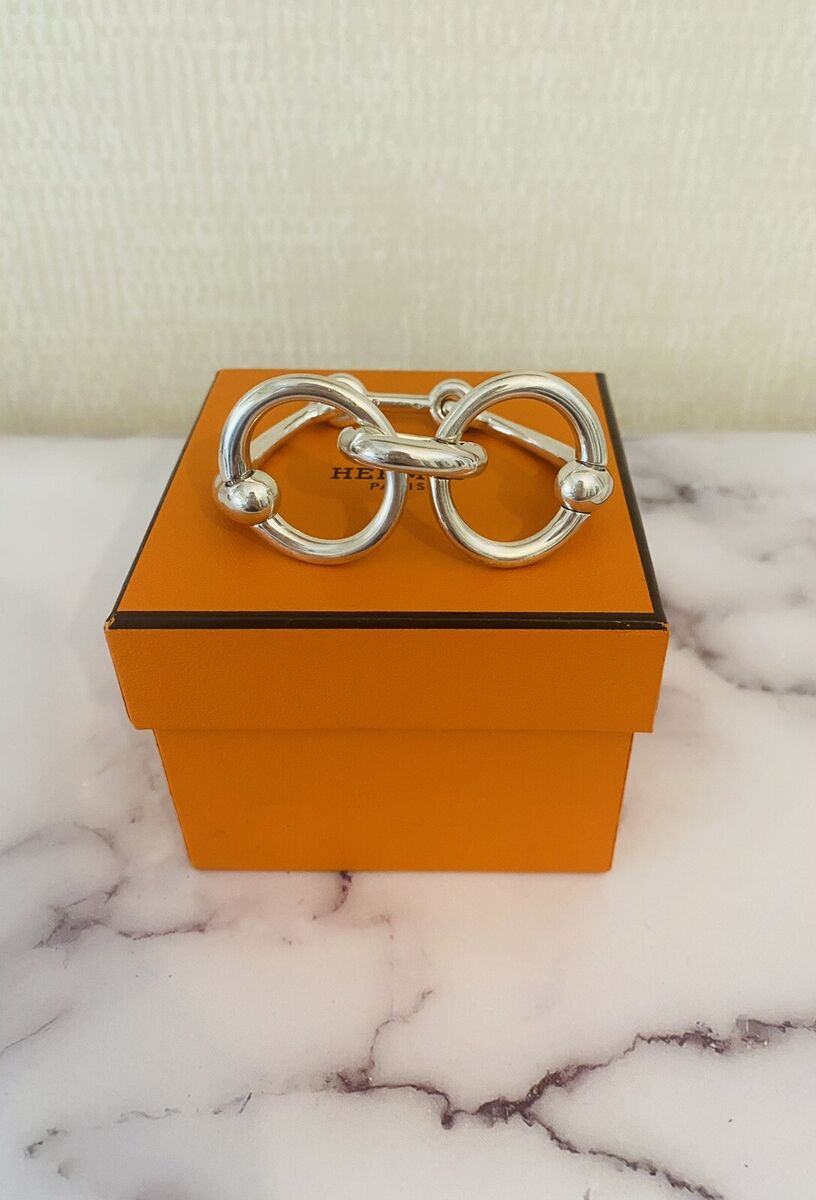 Authentic HERMES France Filet de Selle Sterling Silver Authentic HERMES France Filet de Selle Sterling Silver