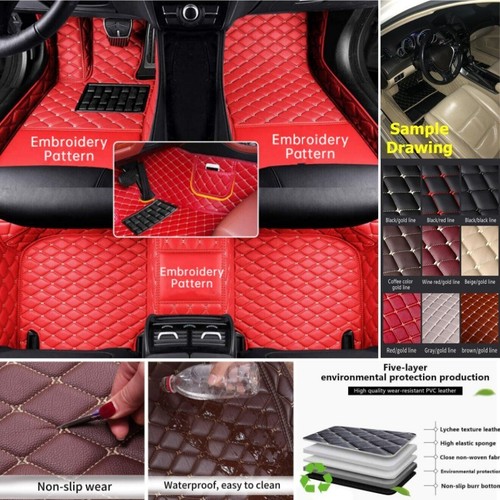 For Audi Car Floor Mats All Models Luxury Liners Carpets Waterproof Cargo Custom - Imagen 4 de 32