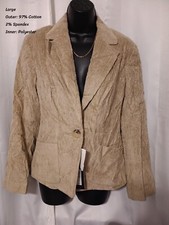 PIAZZA SEMPIONE COTTON BLAZER LARGE