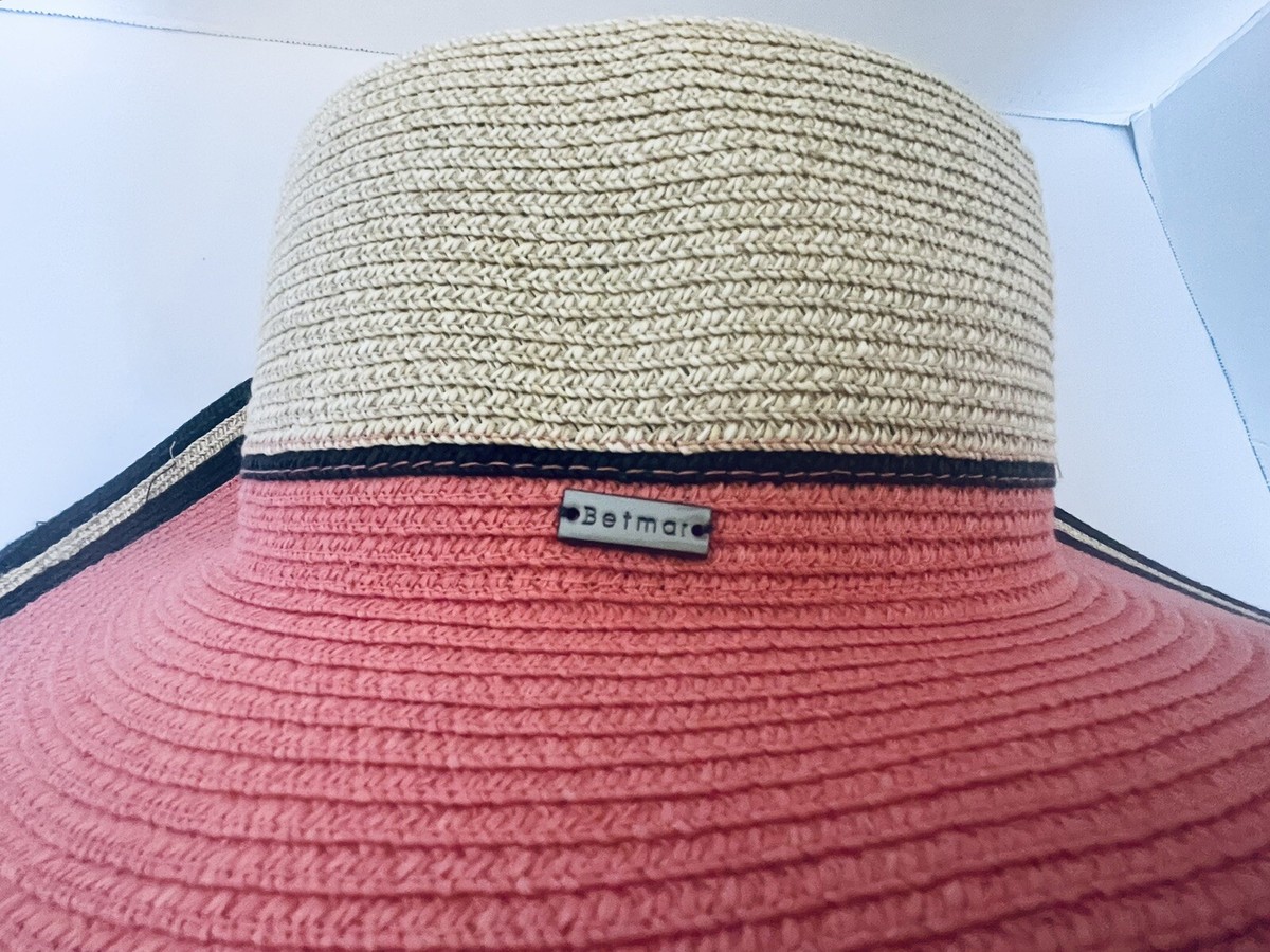 BETMAR STRAW HAT PEACH COLOR Betmar Coconut Ring Safari Hat – Hats.com main image 3