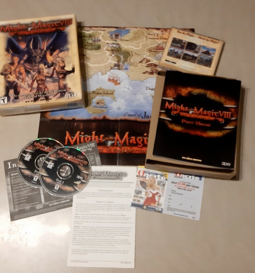COFFRET PC BIG BOX Might and Magic VIII, Day of the Destroyer 2000