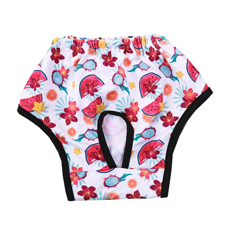 Pañal elástico lavable para perros mascotas pantalones menstruales hembra pequeño mediano cachorro perro η Foto 3 de 4