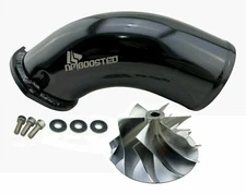 Turbo Air Inlet Elbow + Billet Wheel Upgrade for 01-04 6.6 V8 Duramax Diesel LB7