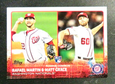 2015 Topps, Washington Nationals - RAFAEL MARTIN & MATT GRACE (RC)