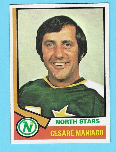 1974-75 Topps 26 Cesare Maniago Minnesota North Stars! NM-MT!  *SET BREAK*