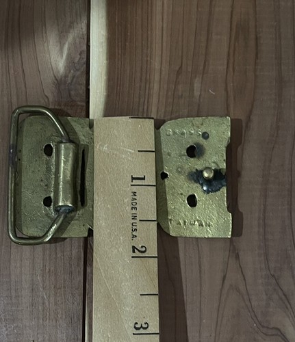 Hebilla de cinturón BOB icónica años 70 recortada latón macizo nombre de colección latón occidental 840 - Imagen 5 de 6