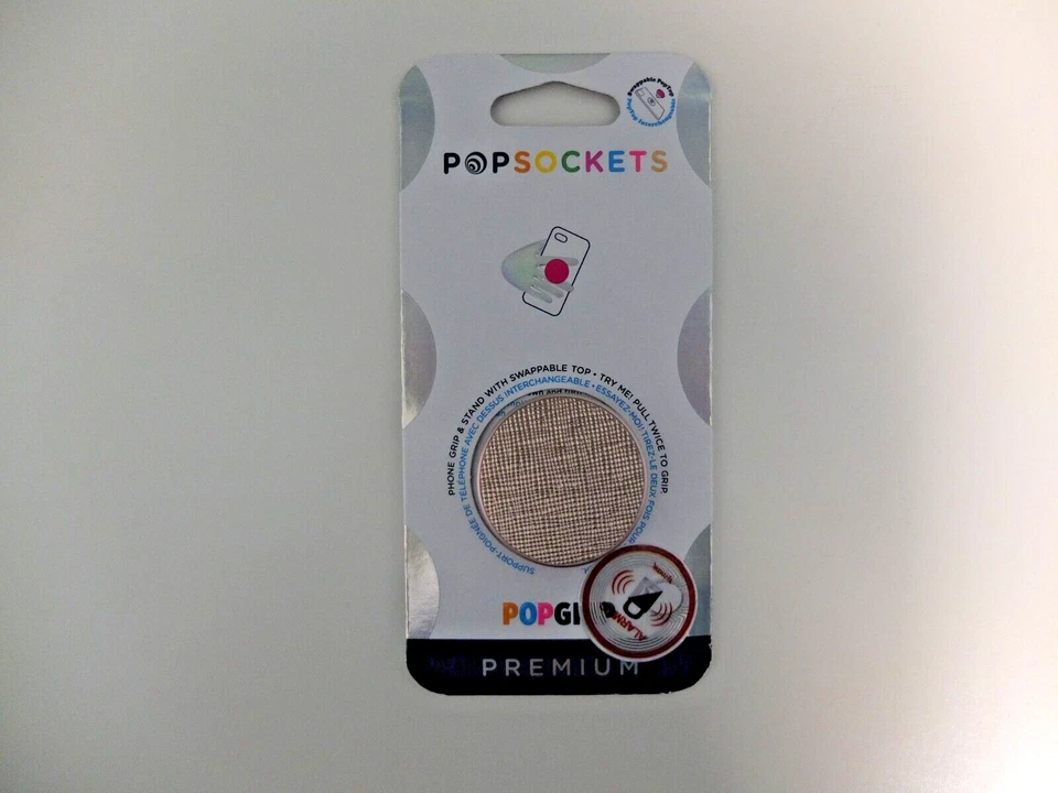 PopSockets Swappable Phone Grip Stand - SAFFIANO ROSE GOLD - PopGrip PopSocket - Image 3 of 4