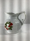 Vintage McCoy Pottery Strawberry Pitcher~Made In USA~#8254