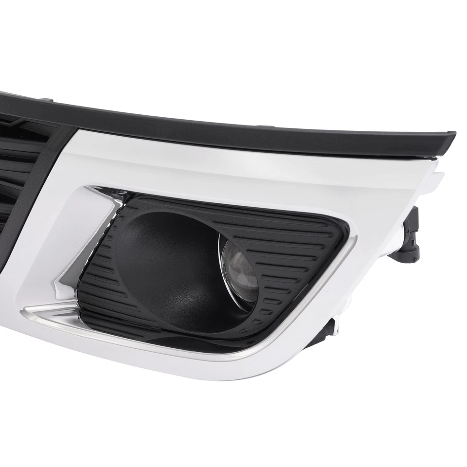 HECASA Pair Front Fog Lights w/ Bezel Trim For Chevrolet Traverse 13-17 20988620 - Image 2 of 4