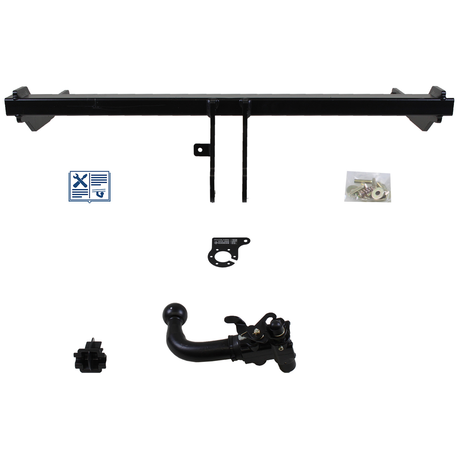 Attelage pour Skoda Fabia hayon amovible Auto Hak et kit faisceau 7 broches