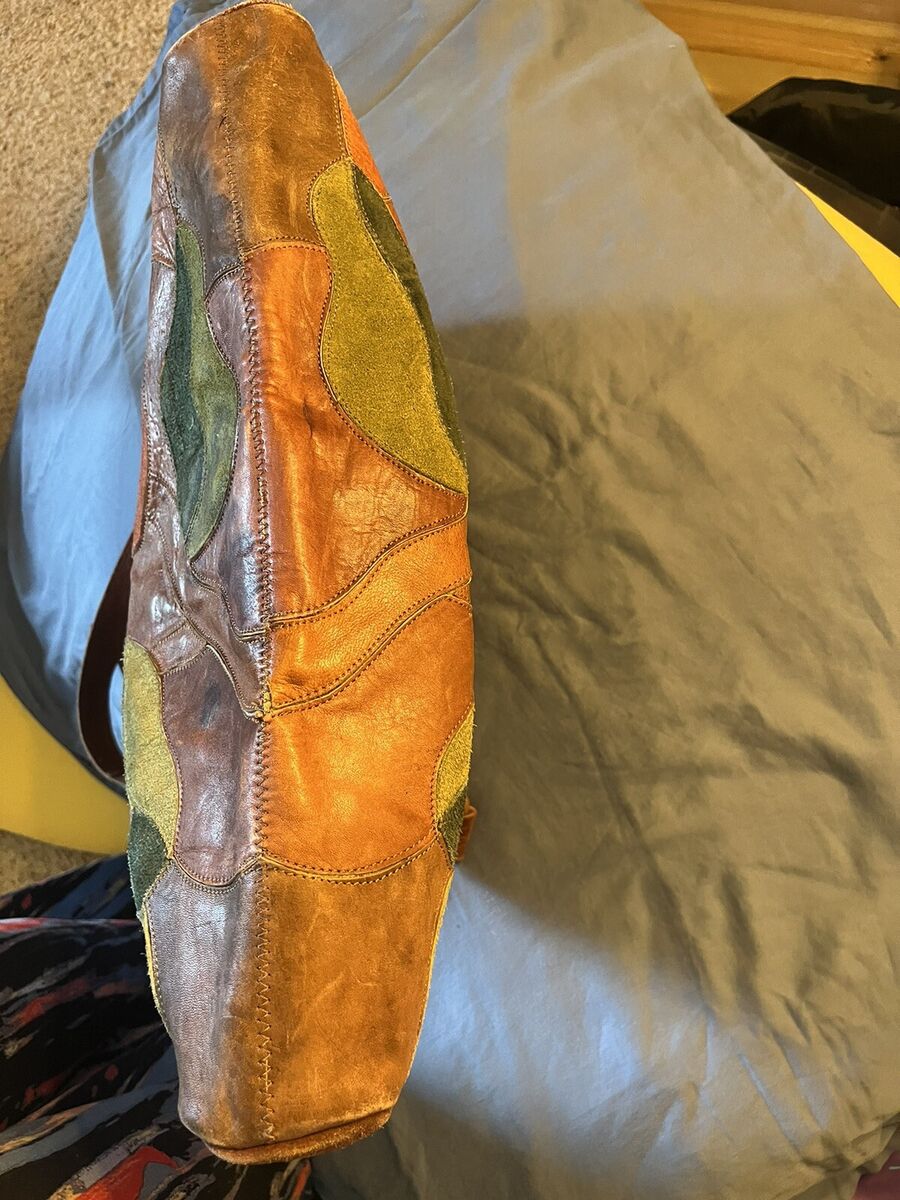 Vintage 1960/70's CHAR Handmade Leather Suede Patchwork Vintage 1960/70's CHAR Handmade Leather Suede Patchwork
