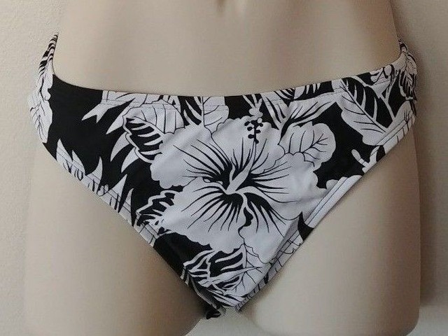 white flower swimsuit