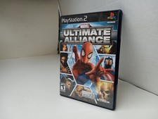 MARVEL ULTIMATE ALLIANCE Game Playstation 2 PS2 W/Manual V/GOOD NTSC USA #G67