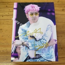 Bigbang TOP T.O.P  Autographed Signed Photo K-POP Collection 5*7 202512
