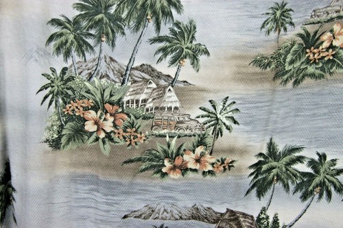 Campia Moda Herren Hawaii Kurzarm Hemd Island Woody Wagon - Bild 4 von 8