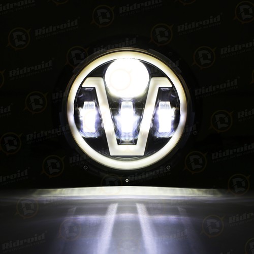 Faro LED DRL de 7 pulgadas + anillo de montaje de soporte para Harley Street Glide FLHX - Imagen 16 de 24